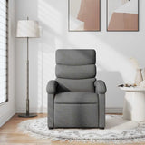 Fauteuil inclinable Gris foncé Tissu
