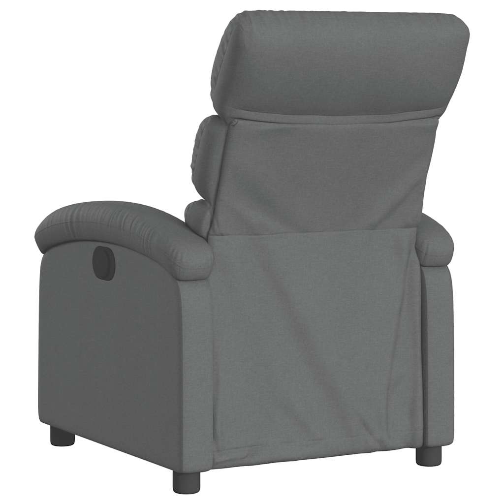 Fauteuil inclinable Gris foncé Tissu