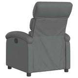 Fauteuil inclinable Gris foncé Tissu