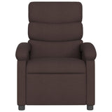 Fauteuil inclinable Marron foncé Tissu