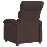 Fauteuil inclinable Marron foncé Tissu