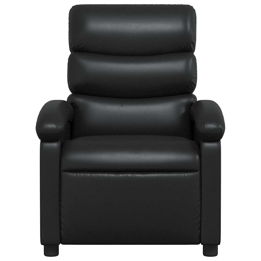 Fauteuil inclinable Noir Similicuir