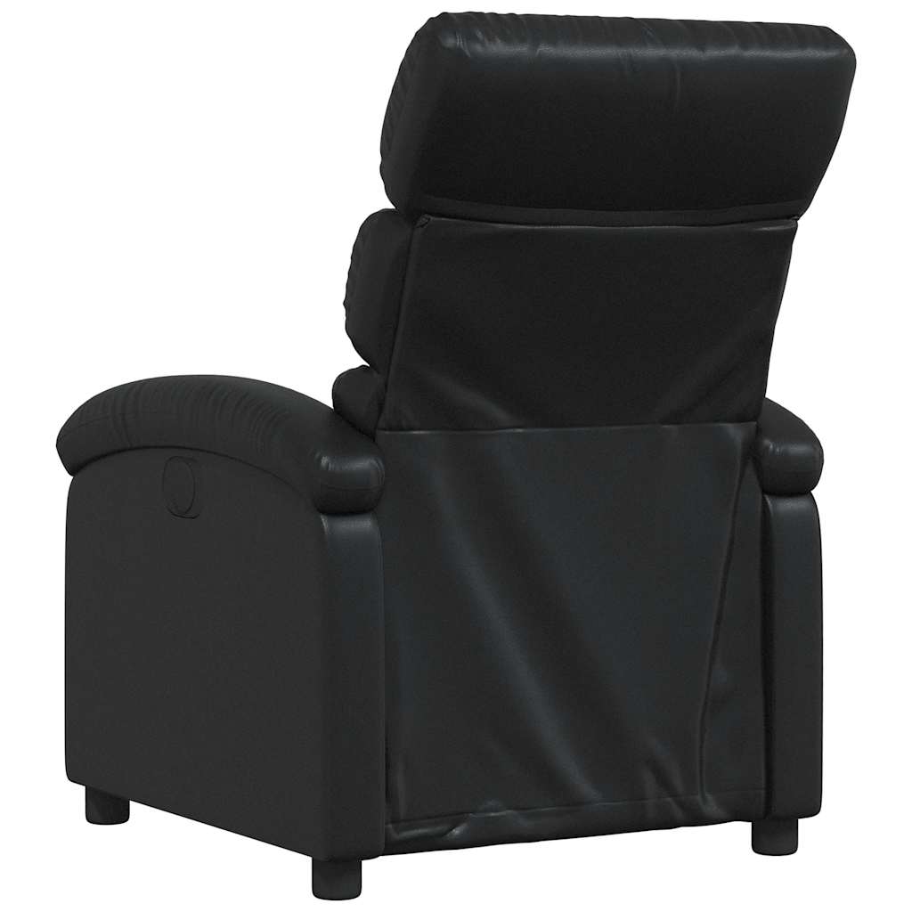 Fauteuil inclinable Noir Similicuir