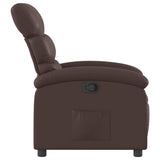 Fauteuil inclinable Marron Similicuir