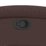 Fauteuil inclinable Marron Similicuir