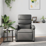 Fauteuil inclinable Gris Similicuir