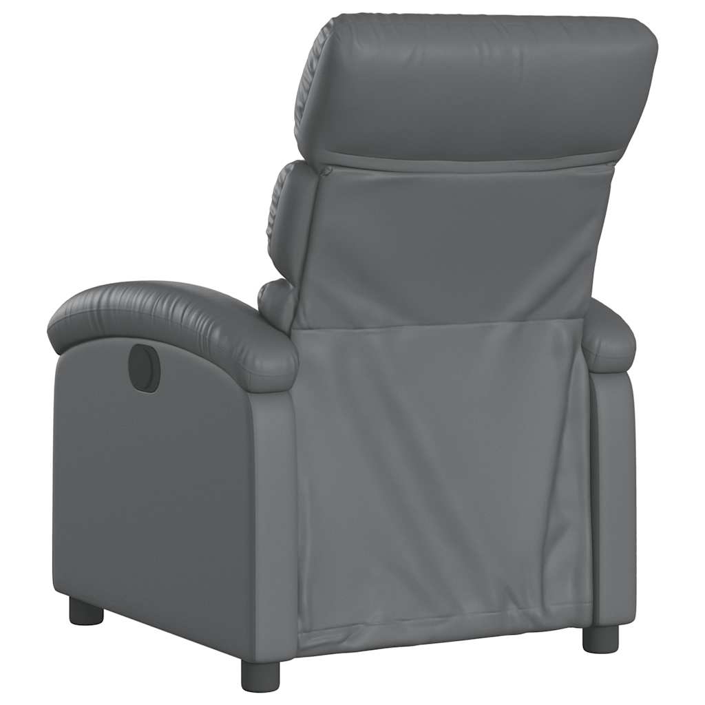 Fauteuil inclinable Gris Similicuir