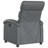 Fauteuil inclinable Gris Similicuir