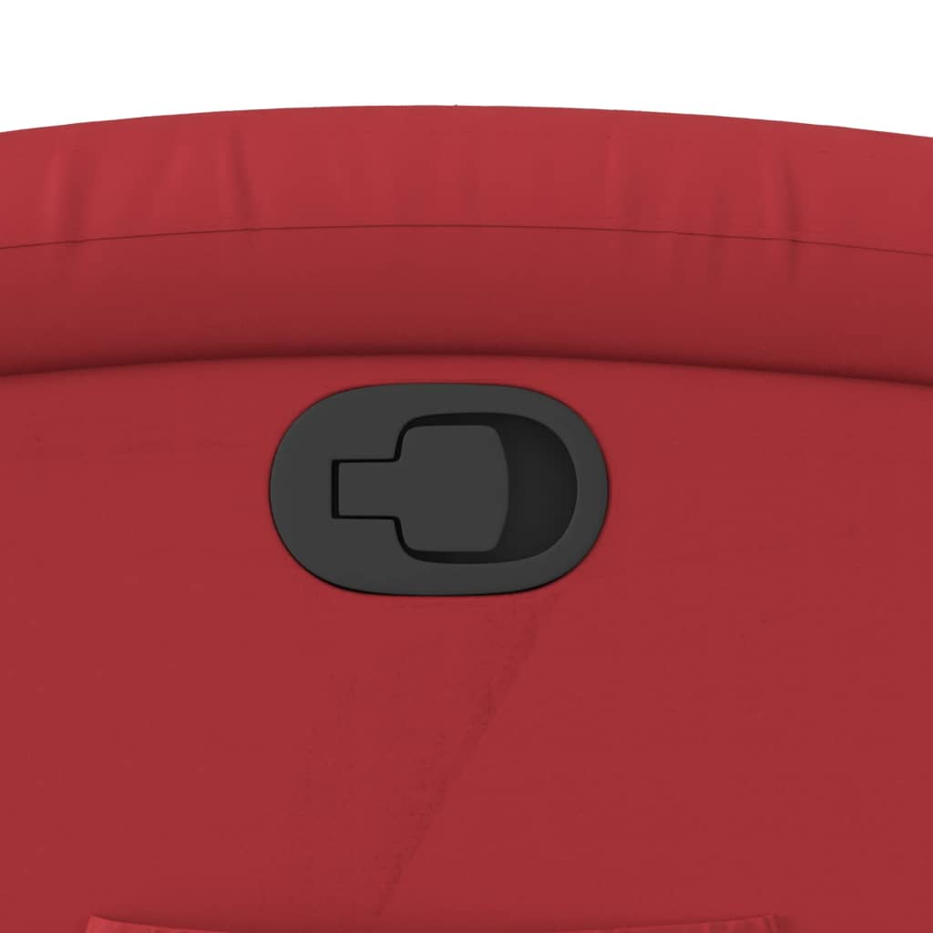 Fauteuil inclinable Rouge Similicuir