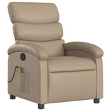 Fauteuil de massage inclinable Cappuccino Similicuir