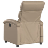Fauteuil de massage inclinable Cappuccino Similicuir