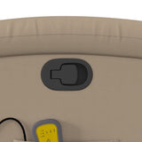 Fauteuil de massage inclinable Cappuccino Similicuir