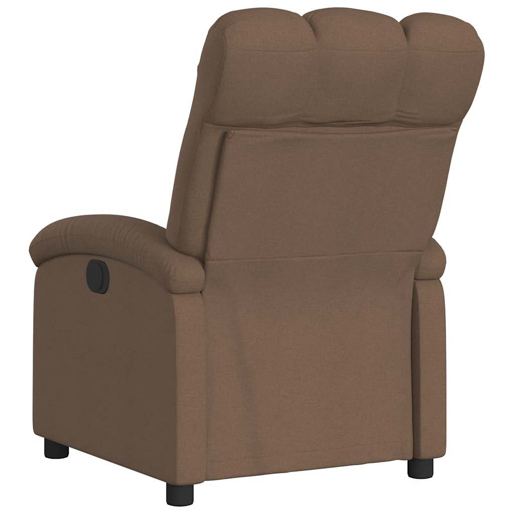 Fauteuil inclinable Marron Tissu