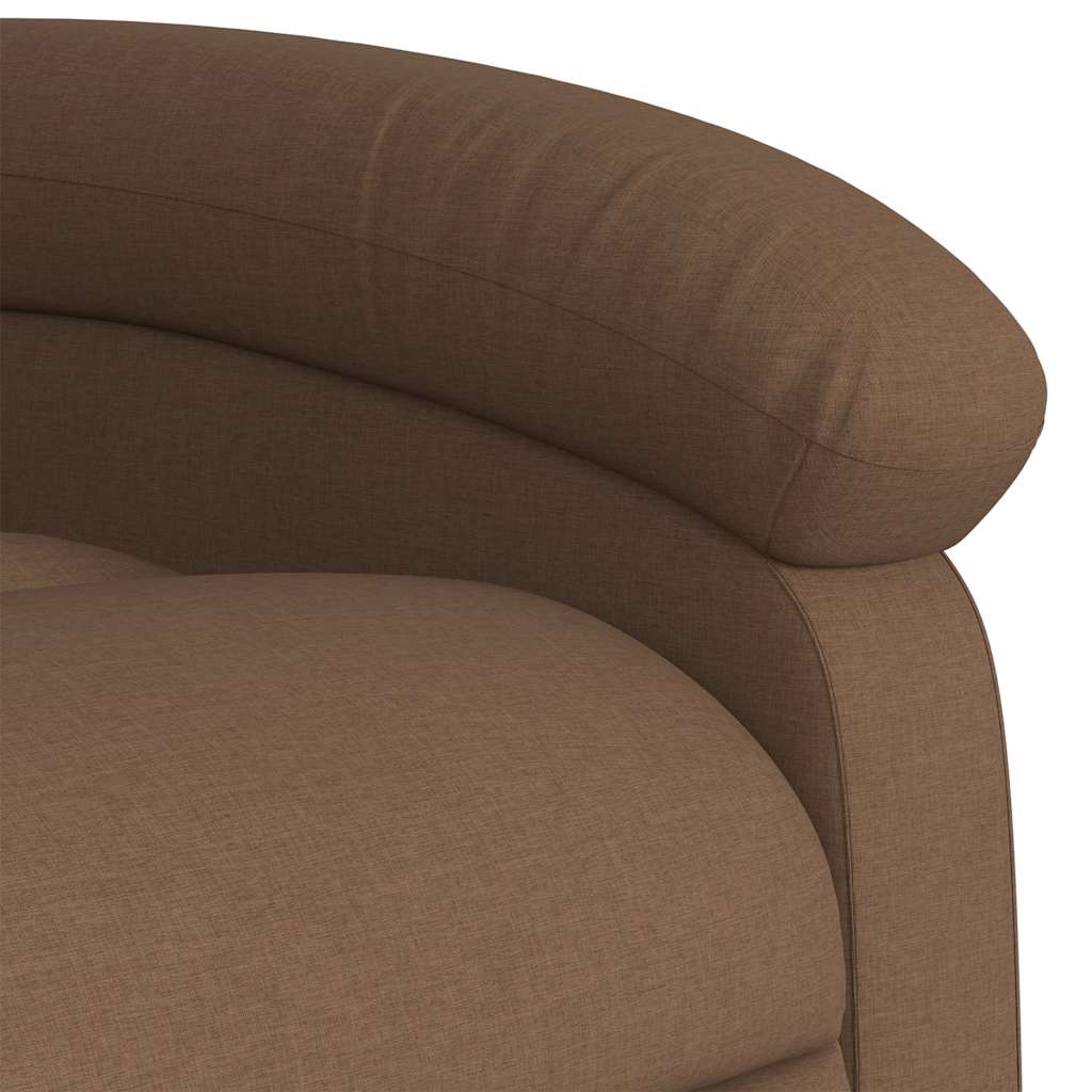 Fauteuil inclinable Marron Tissu