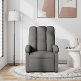 Fauteuil de massage inclinable Gris foncé Tissu