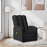 Fauteuil de massage inclinable Noir Tissu