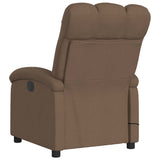 Fauteuil de massage inclinable Marron Tissu