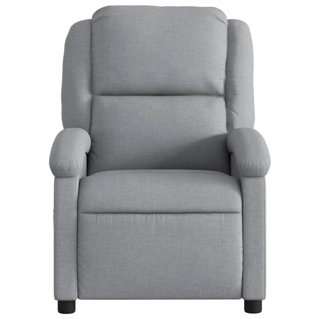 Fauteuil inclinable Gris clair Tissu