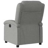 Fauteuil inclinable en tissu gris foncé