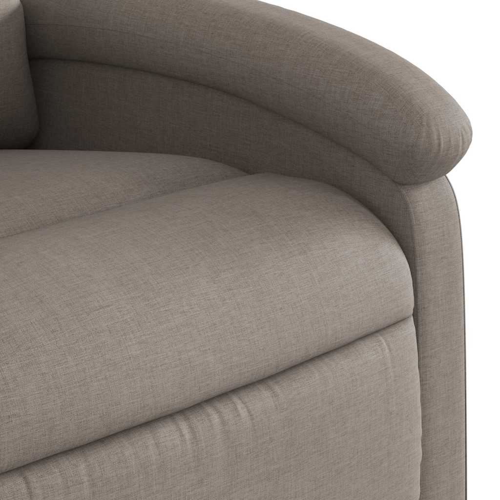 Fauteuil inclinable Taupe Tissu