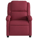 Fauteuil de massage inclinable Rouge bordeaux Tissu