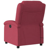 Fauteuil de massage inclinable Rouge bordeaux Tissu