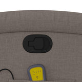 Fauteuil de massage inclinable Taupe Tissu