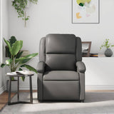 Fauteuil inclinable Gris Similicuir