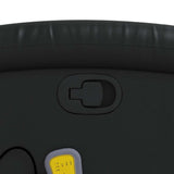 Fauteuil de massage inclinable Noir Similicuir