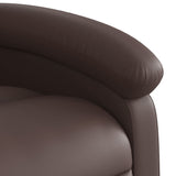 Fauteuil de massage inclinable Marron Similicuir