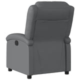 Fauteuil de massage inclinable Gris Similicuir