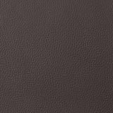 Fauteuil inclinable marron foncé cuir véritable