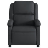 Fauteuil de massage inclinable noir cuir véritable
