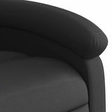 Fauteuil de massage inclinable noir cuir véritable