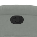 Fauteuil inclinable en velours gris clair