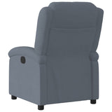 Fauteuil inclinable Gris foncé Velours