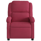Fauteuil de massage inclinable rouge bordeaux velours