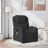 Fauteuil de massage inclinable noir velours