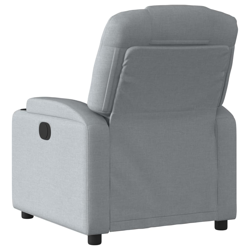 Fauteuil inclinable Gris clair Tissu