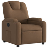 Fauteuil inclinable Marron Tissu