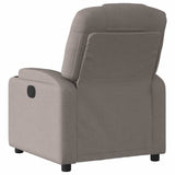 Fauteuil de massage inclinable Taupe Tissu