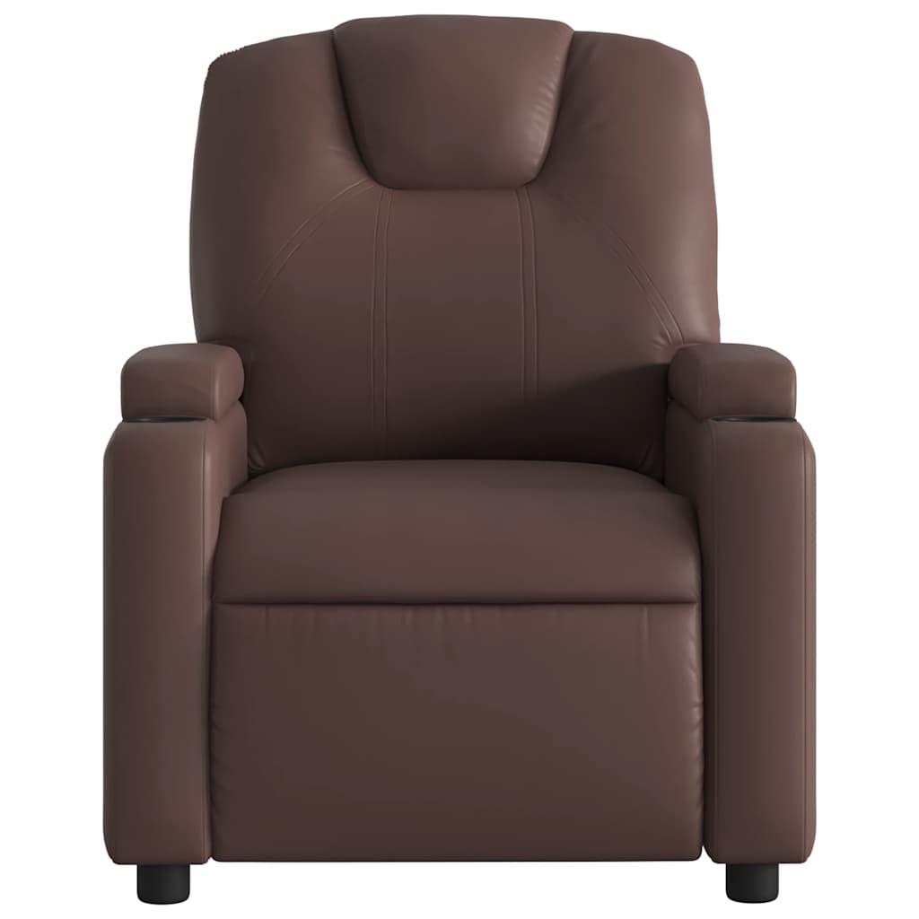 Fauteuil inclinable Marron Similicuir