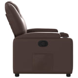 Fauteuil inclinable Marron Similicuir