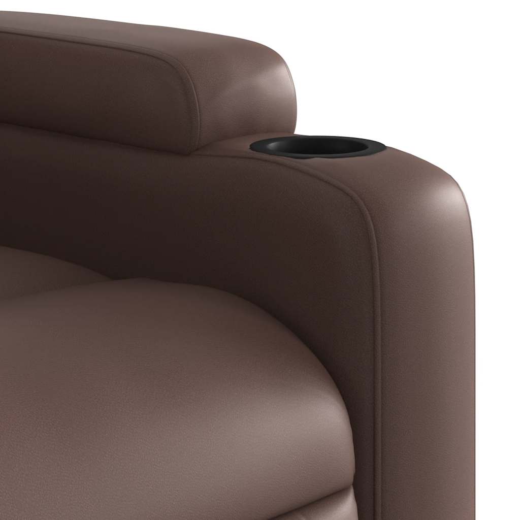 Fauteuil inclinable Marron Similicuir