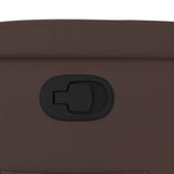 Fauteuil inclinable Marron Similicuir