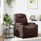 Fauteuil inclinable Marron Similicuir