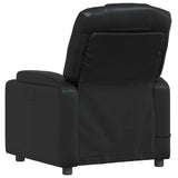 Fauteuil de massage inclinable Noir Similicuir