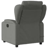 Fauteuil de massage inclinable Gris foncé Tissu