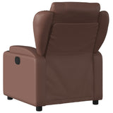 Fauteuil inclinable Marron Similicuir