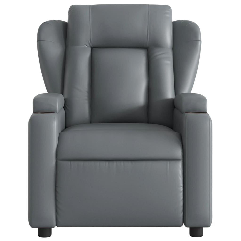 Fauteuil inclinable Gris Similicuir